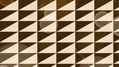 Geometric Pattern with Triangles and Squares