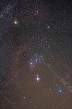 The Orion constellation
