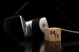 24-7 telephone support and assistance