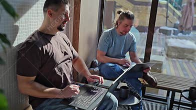 Business project team working together at meeting room at office. Programmers working in the office of a software