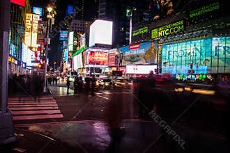 Times Square at night