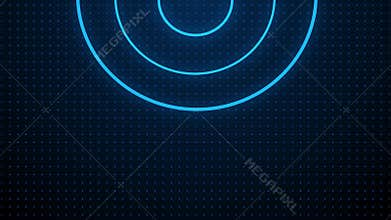 Dynamic 4K neon abstract loop. Neon looped abstract background