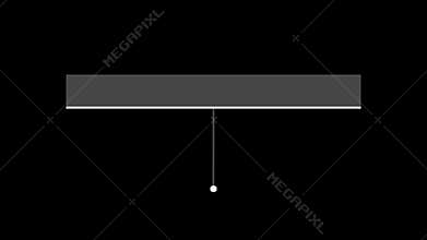 Glitch Modern Callout HUD Element With Digital Interface. Alpha