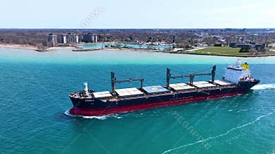 Bulk carrier BARBRO G, Port Huron, Michigan, USA