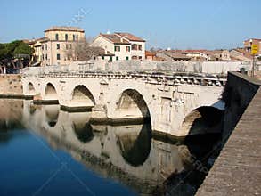 Roman bridge in Rimini