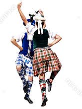 Two Highland Dancers