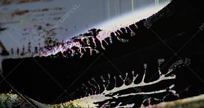 Electronic noise pixel signal fluid artifacts film