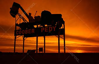 Coober Pedy - place name sign