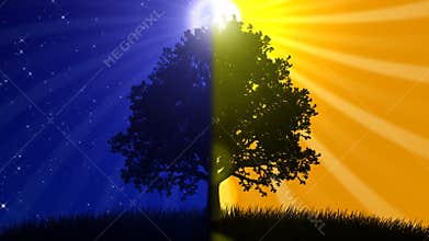 Night and Day (Animated Background)