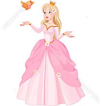 Princess and bird