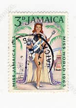 Miss Jamaica 1963 stamp