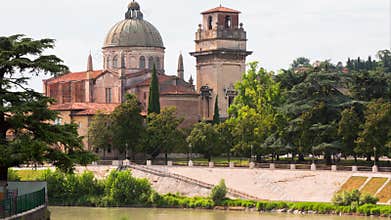 Verona historic center cityscape