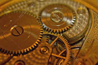 Mechanism of a Grandfather watch that belongs to me