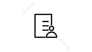 User task icon. Todo list icon. Clipboard icon animation. Icon animation.