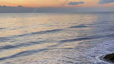 Golden Hour Ocean Seascape