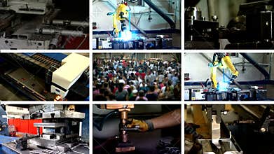 Industry multi-screen manufacture