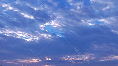 The material for the morning and evening clouds filling the sky