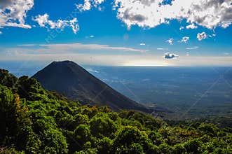 Izalco Volcano from Cerro Verde National Park, El Salvador