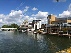 Riverside development