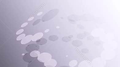 Abstract grey background with circles