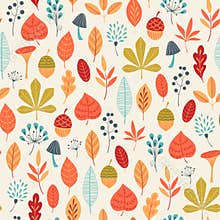 Autumn colors pattern