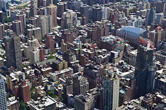 New York City bird's eye view