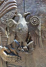 Old metal door handle