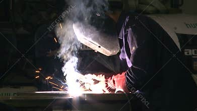 Works 11 Welder with Welding Electrode