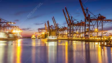 Container Terminal Timelapse