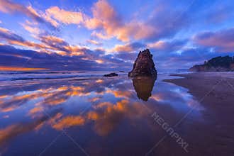 Oregon Coast at Dusk
