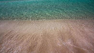 Exotic beach soft waves
