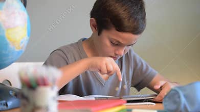 Child, Student, Education, School, Writing, Digital school