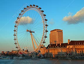 The London Eye in London
