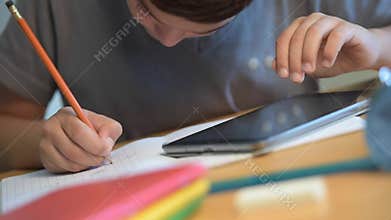 Child, Student, Education, School, Writing, Digital school