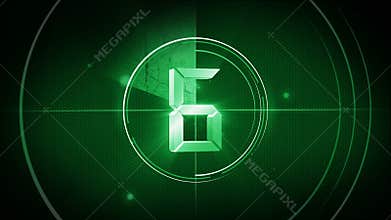 Countdown from ten to zero