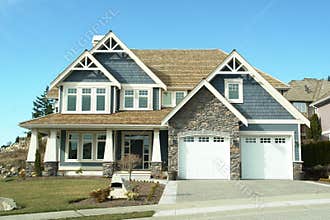 Home House Blue Designer New