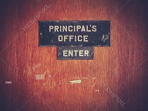 Retro Grunge Principal Office
