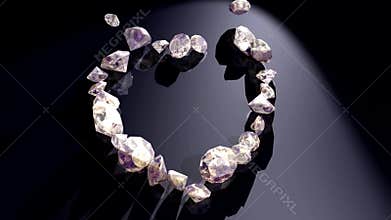 Diamond heart
