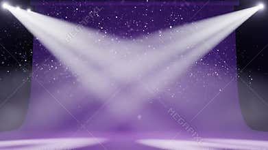 Volumetric Light Rays in 4K Cinematic Background