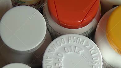 Pill Bottles, Medicine, Drugs, Health