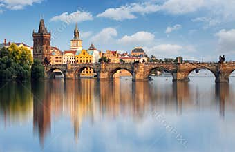 Charles bridge in Prague, Czech republic