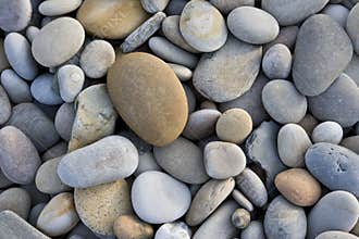 Abstract background with round stones