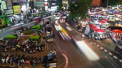 Chiang Mai Night Market Time lapse