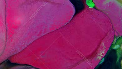 Slow Motion Macro Abstract Pattern Artistic Concept Color Surface Moving Surface Liquid Paint Splashing Art Design Texture