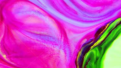 Slow Motion Macro Abstract Pattern Artistic Concept Color Surface Moving Surface Liquid Paint Splashing Art Design Texture