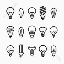 Light bulb icons