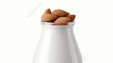 Almonds in a Milk Bottle: Delicious and Healthy Snack