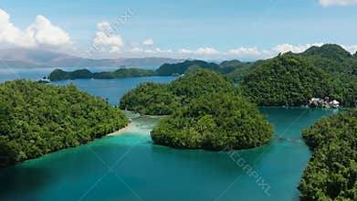Tiktikan Lagoon in Bucas Grande Island in the Philippines.