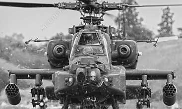 Apache helicopter
