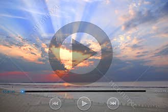 Holiday nature video clip icons